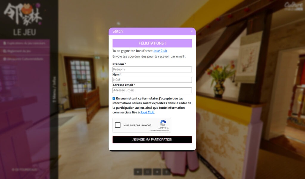 Jeu-Concours visite virtuelle