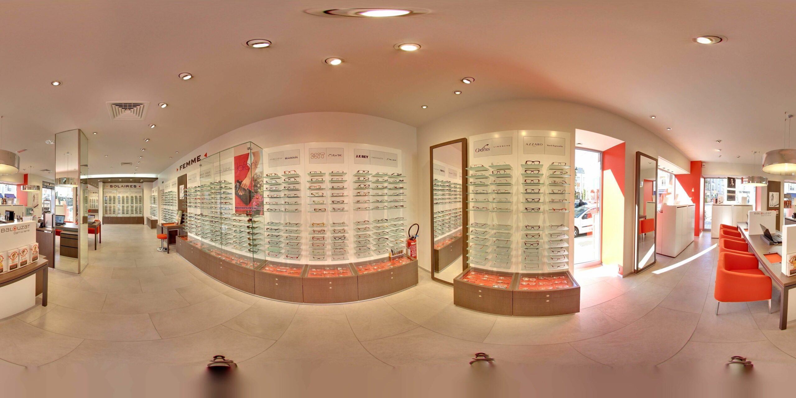 Visite virtuelle Google Street View - BALOUZAT OPTICIENS - Opticien Orléans
