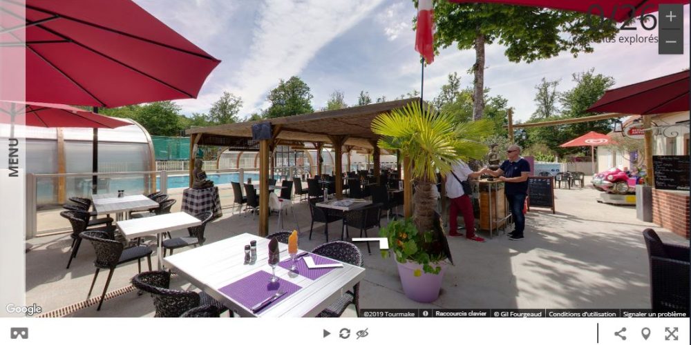 Visite virtuelle Google Street View - Réalité Augmentée / Enrichie - Camping la Grande Tortue