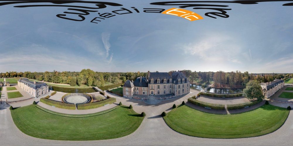 Visite virtuelle Google Street View - Château de La Ferté-Saint-Aubin