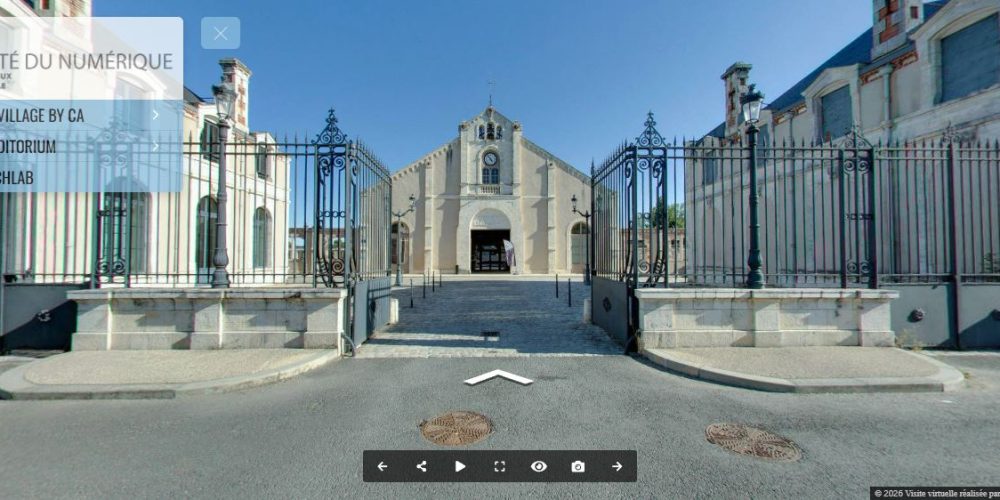 Visite virtuelle Google Street View - Réalité Augmentée / Enrichie - Cité du Numérique