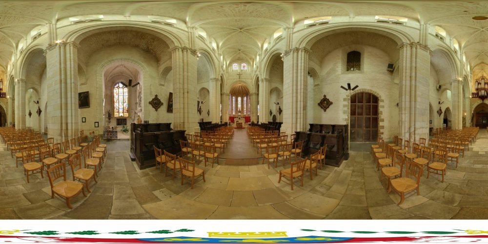 Visite virtuelle Google Street View - Collégiale Saint-Sylvain de Levroux