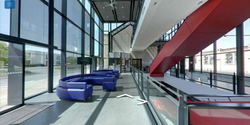 Visite virtuelle Google Street View - Réalité Augmentée / Enrichie - HEI Campus Centre