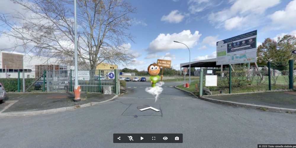 Visite virtuelle Google Street View - Réalité Augmentée / Enrichie - SYTOM de la Région de Châteauroux